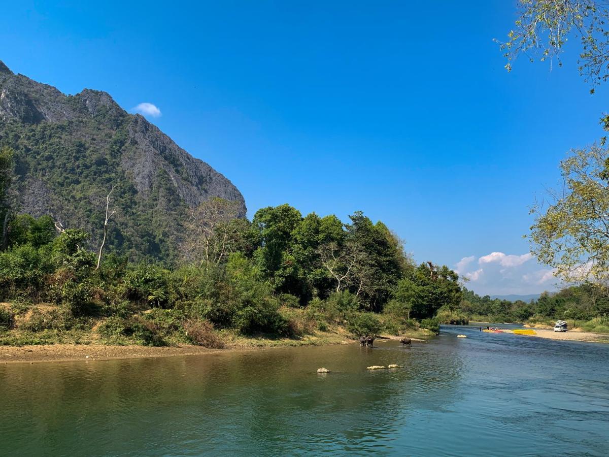 Bountang Mountain View Riverside Hotel Vang Vieng Εξωτερικό φωτογραφία